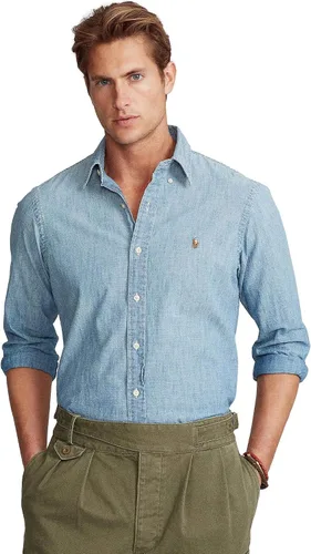 Vista 2 de POLO RALPH LAUREN Camisa Oxford grande y alta Azul Multicolor Pony