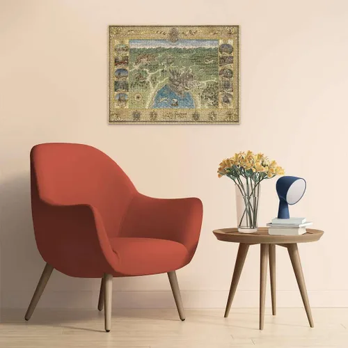 Vista 4 de Rompecabezas Ravensburger Harry Potter Mapa de Hogwarts de 1500 piezas para adultos - 12000720 - Herramientas elaboradas a mano, Fabricado