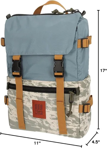 Vista 4 de Topo Designs Rover Pack Classic Printed - Sand Multi - Talla única, Goblin AzulArena Multi, Rover Pack Classic Impreso