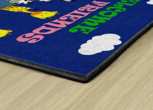 Vista 6 de Flagship Carpets Alfombra antideslizante para niños y bebés para aprendizaje en casa o aula, sala de juegos o dormitorio de niños, 2 x 3 pies