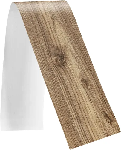 Vista 7 de Livelynine - 16 azulejos de 6 x 36, piso laminado de vinilo de despegar y pegar, azulejos de aspecto de madera natural, piso laminado, piso