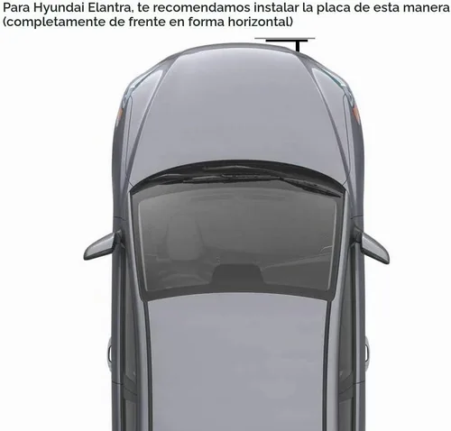 Vista 4 de iJDMTOY Kit de adaptador de soporte de montaje para placa de matrícula de parachoques delantero sin taladro, compatible con Hyundai Elantra