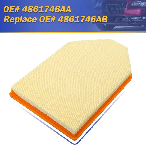 Vista 6 de Filtro de aire de motor para Chrysler 300 Dodge Challenger Dodge Charger 4861746AA 4861746AB 2011-2020