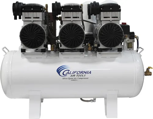 Vista 7 de California Air Tools 20060CAD Potente compresor de aire ultra silencioso y sin aceite de 6.0 HP, tanque de 20 galones, nivel de ruido de 78 dB