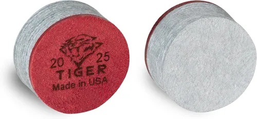 Vista 3 de TigerProducts Tiger Soft Laminated Billiard CUE TIP - 13 or 14 mm