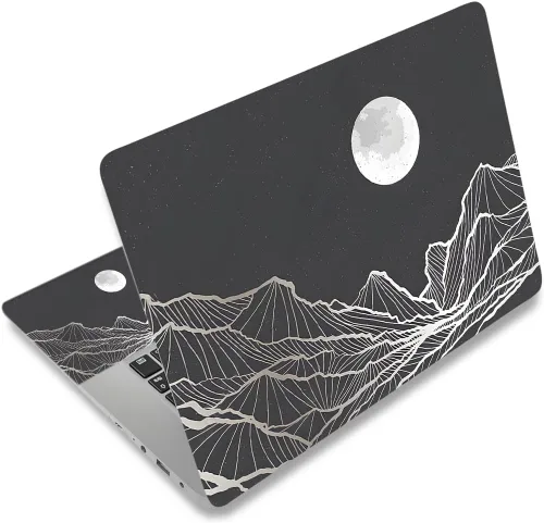 Vista 47 de Adhesivo para laptop de 12.1-15.6 pulgadas, calcomanía reutilizable universal de vinilo para laptop, protector de arte impermeable en color panal