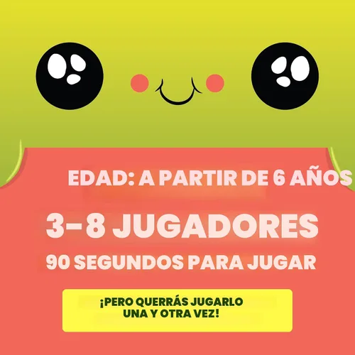 Vista 8 de Exploding Kittens Happy Salmon 3-8 Jugadores - Edades 6+ - Rondas de 90 Segundos - Juego de cartas fácil de aprender y de emparejar rápido - Juego