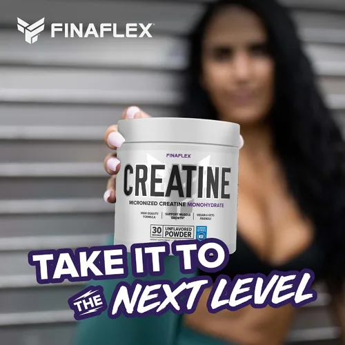 Vista 6 de FINAFLEX Creatina pura, sin sabor, 5.3 onzas, promueve la fuerza muscular, el tamaño y el rendimiento, monohidrato de creatina micronizado 100%