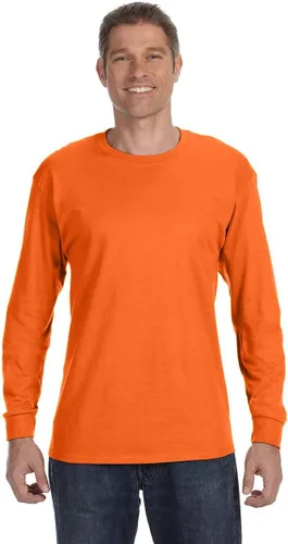 Vista 11 de Gildan - Camiseta de manga larga 100 % de algodón Negro
