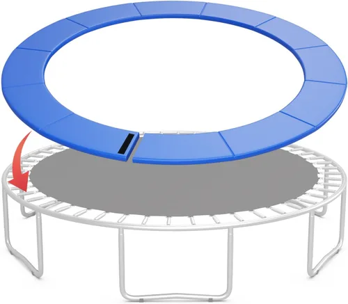 Vista 13 de Giantex Trampoline Pad, 8ft 10ft 12ft 14ft 15ft 16ft Trampoline Replacement Safety Pad, No Holes for Pole, Waterproof Trampoline Accessories Spring