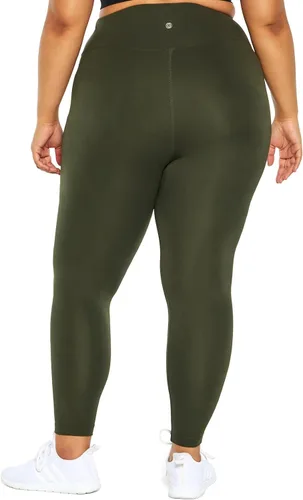 Vista 4 de Balance Collection Women's Plus Size Easy Flex Luxe High Rise Ankle Legging Oliva Grove