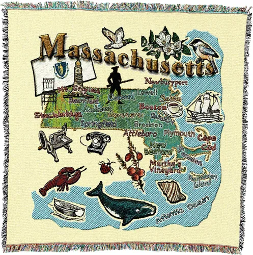 Vista 46 de Pure Country Weavers State of Alabama - Manta cuadrada para regalo, manta de tapiz tejida de algodón, fabricada en los Estados Unidos