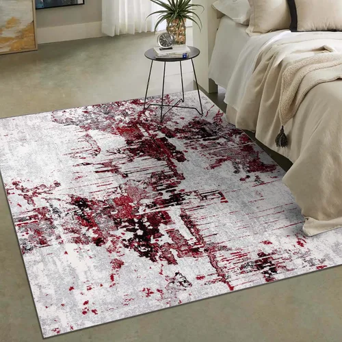 Vista 10 de LUXE WEAVERS - Alfombra abstracta (9 pies x 12 pies, Rojo)