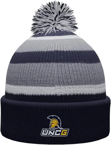 Vista 81 de NCAA Prime - Gorro de punto de invierno con pompón plegable