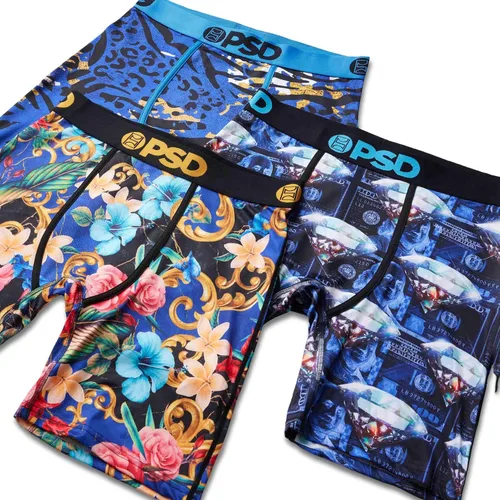 Vista 6 de PSD Paquete de 3 calzoncillos tipo bóxer para hombre