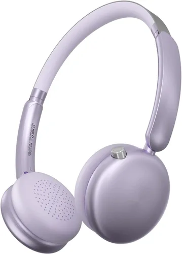 Vista 6 de LORELEI Q60 - Audífonos inalámbricos Bluetooth sobre la oreja, ligeros, micrófono incorporado, 40 horas de duración de batería, modo de graves