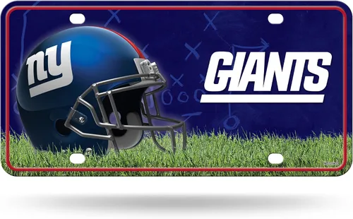 Vista 8 de Rico Industries Placa de matrícula de metal unisex para adultos de la NFL
