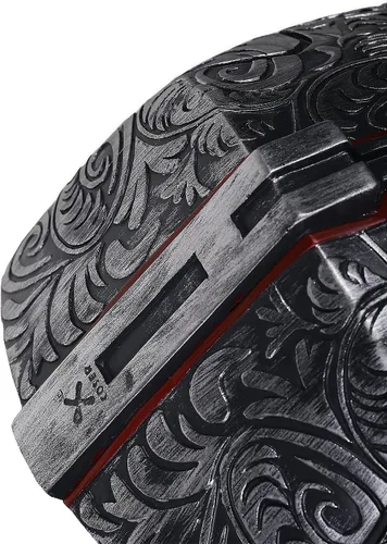 Vista 5 de Xcoser Sith Acolyte - Máscara para disfraz de casco para Halloween o cosplay de resina