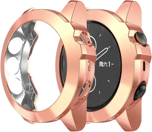 Vista 10 de Compatible con Garmin Fenix 5X y Garmin Fenix 5X Plus Watch Accessories Funda protectora TPU suave a prueba de golpes Resistente a los arañazos Negro