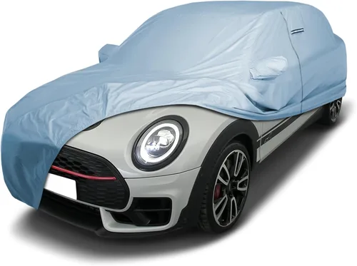 Vista 20 de iCarCover Funda Premium para Automóvil 2008-2014 MINI Clubman Resistente al Agua para Todo Tipo de Clima, Ajuste Personalizado, Protección Completa