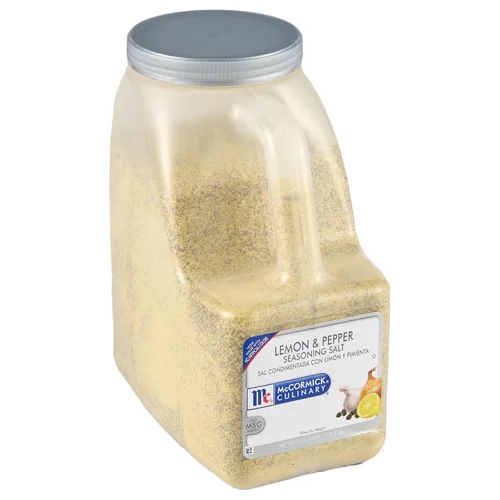 Vista 17 de McCormick Culinary Sal de condimento de limón y pimienta, 28 onzas, un recipiente de 28 onzas de condimento de limón y pimienta, perfecto
