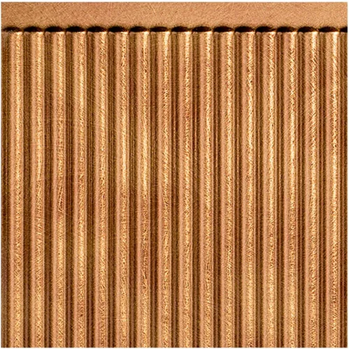 Vista 8 de FASÄDE Panel decorativo de mosaicos de vinilo en bermuda bronce (muestra de 6x6 pulgadas)