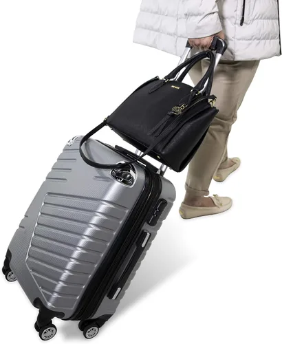 Vista 6 de The Original Captain Hook - Paquete de 2 ganchos multiusos para tu bolso bolsas de compras abrigo mochila se puede utilizar con equipaje cochecito