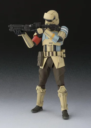 Vista 4 de Figura movible del Trooper de costa de Star Wars de 5.9 in aproximadamente. Material ABS y PVC