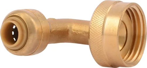 Vista 11 de SharkBite Codo de lavavajillas de 90 grados de 1/2 pulgada x 3/8 pulgadas, MNPT, empuje para conectar accesorios de plomería de latón, tubo PEX