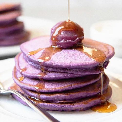 Vista 7 de Pondan - Ube Pancake Mix 8.8oz (jarabe de arce incluido) (paquete de 1)