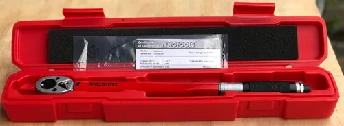 Vista 6 de Teng Tools Llave dinamométrica de 1/2 pulgada de acero reversible con clic de 30 a 150 pies-libras - 1292UAGEP