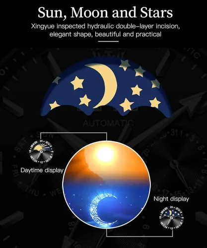 Vista 8 de OLEVS Relojes mecánicos automáticos para hombres sin batería reloj de hombre fecha cuerda automática impermeable acero inoxidable marca de lujo