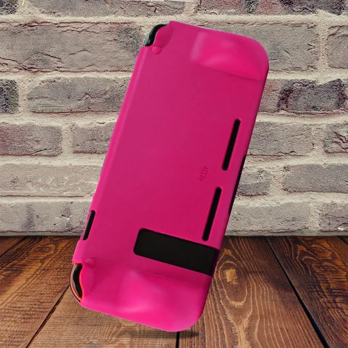 Vista 3 de Orzly Funda de agarre cómodo para Nintendo Switch, cubierta trasera protectora para uso en la consola Nintendo Switch en modo Gamepad de mano