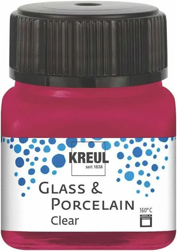 Vista 5 de Kreul Pintura de vidrio y porcelana, verde manzana, 0.7 fl oz