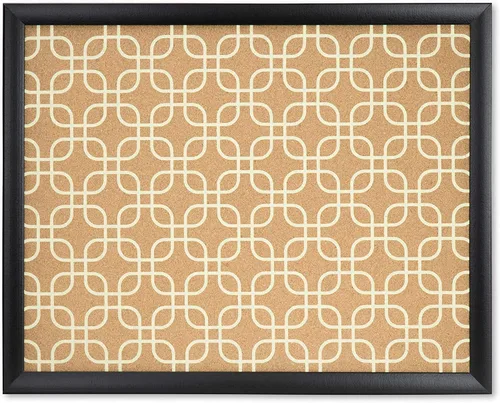 Vista 7 de U Brands Tablero de anuncios de corcho de moda, 16 x 20 pulgadas, marco de madera negra
