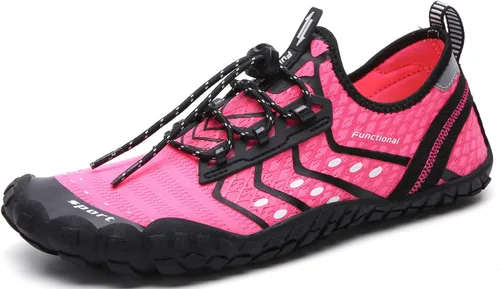 Vista 48 de UBFEN Zapatos acuáticos para natación, para hombre y mujer, para deportes de playa, secado rápido, descalzos para navegación, pesca, buceo, surf
