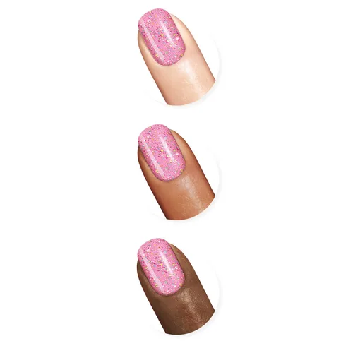 Vista 196 de Sally Hansen Xtreme Wear Esmalte de uñas sin rayas, acabado brillante, duradero, resistente a las astillas, transparente, color de uñas plateado 130
