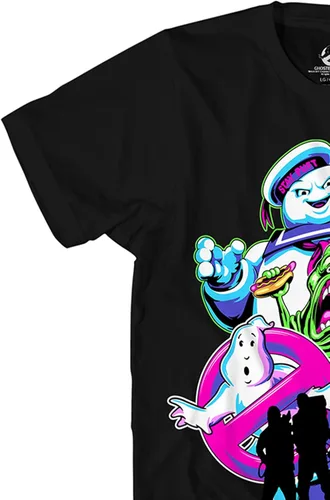 Vista 6 de Ghostbusters Mens Stay Puft Shirt Stay Puft Logo Tee Shirt Graphic T-Shirt
