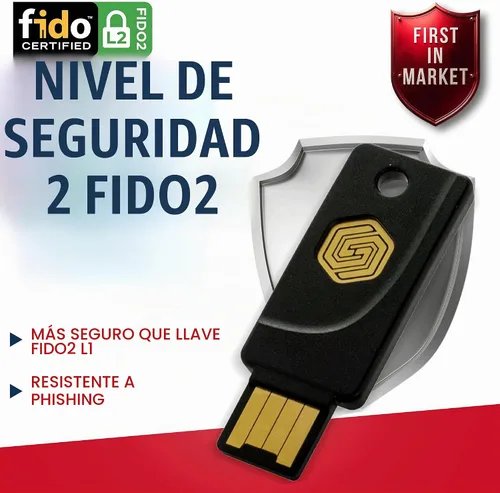 Vista 5 de GoTrust Idem Key A USB Clave de seguridad NFC FIDO2 L2 certificada