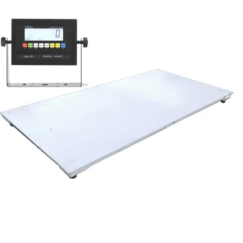 Vista 21 de SellEton SL-700-2x2 - Básculas de suelo con indicador digital para envío de almacén y pesaje industrial resistente
