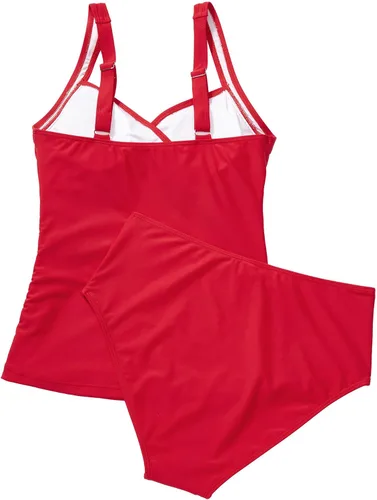 Vista 23 de SUUKSESS Traje de baño tankini sexy con efecto de realce y control de abdomen para mujer