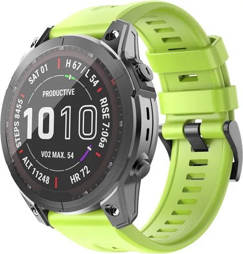 Vista 16 de OVERSTEP - Correa de reloj compatible con Garmin Fenix 7/Fenix 6/Fenix 5 22mm Width Soft Silicone Watch Strap for Garmin Fenix 5/Fenix 5