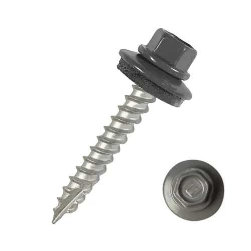 Vista 8 de EAGLE 1 Tornillos para Techos de Metal #10 - Tornillos Autorroscantes con Cabeza Hexagonal Pintada y Arandela de Goma EDPM para Metal a Madera
