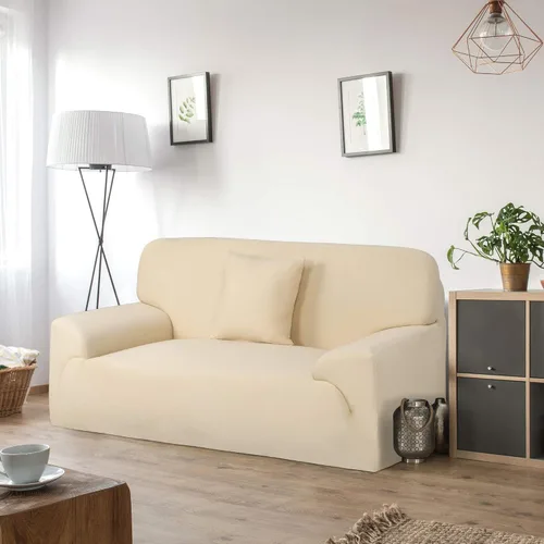Vista 3 de uxcell Funda elástica para sofá, funda clásica sólida para sofás, sofá biplaza o sillón, muebles universales de poliéster elástico con una funda