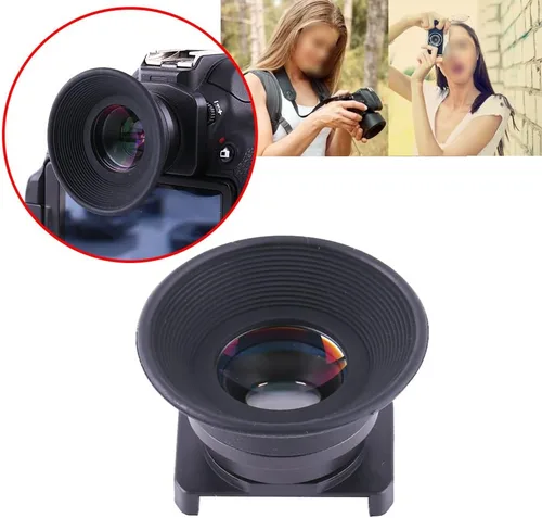 Vista 4 de Acouto 1.5X zoom visor ocular lupa para cámara DSLR 1.5X foco fijo visor ocular lupa accesorio ocular