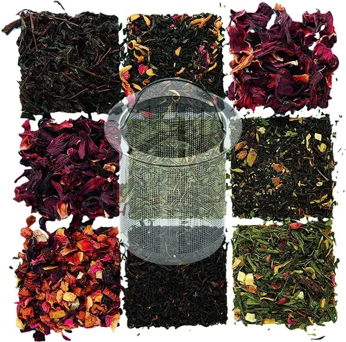 Vista 3 de Easyworkz Tetera de acero inoxidable con infusor extraíble de 27 oz, tetera para estufa para té de frutas, hierbas e infusión