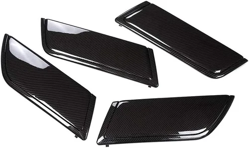 Vista 6 de YIWANG - Juego de 4 embellecedores para panel de puerta de coche para Land Rover Discovery 5 LR5 L462 2017 2018 2019