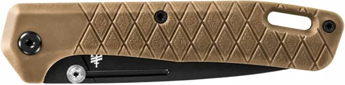 Vista 7 de Gerber Gear Zilch - Cuchillo plegable de hoja de borde liso de 3.1 pulgadas, equipo y equipo EDC, color marrón coyote