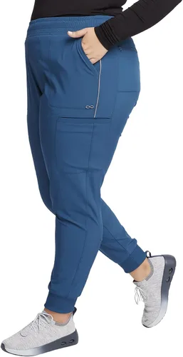 Vista 4 de Infinity Cherokee Women Scrubs Pant for Nurse Mid Rise Jogger CK080A