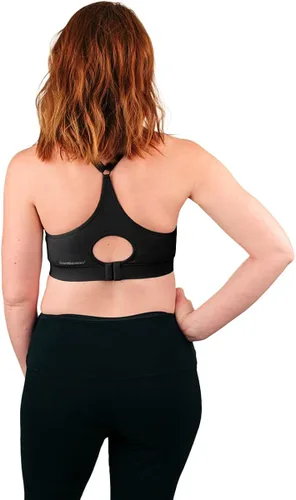 Vista 2 de bamboobies Womens Yoga Full Bust Seamless Nursing Maternity Bra for Breastfeeding